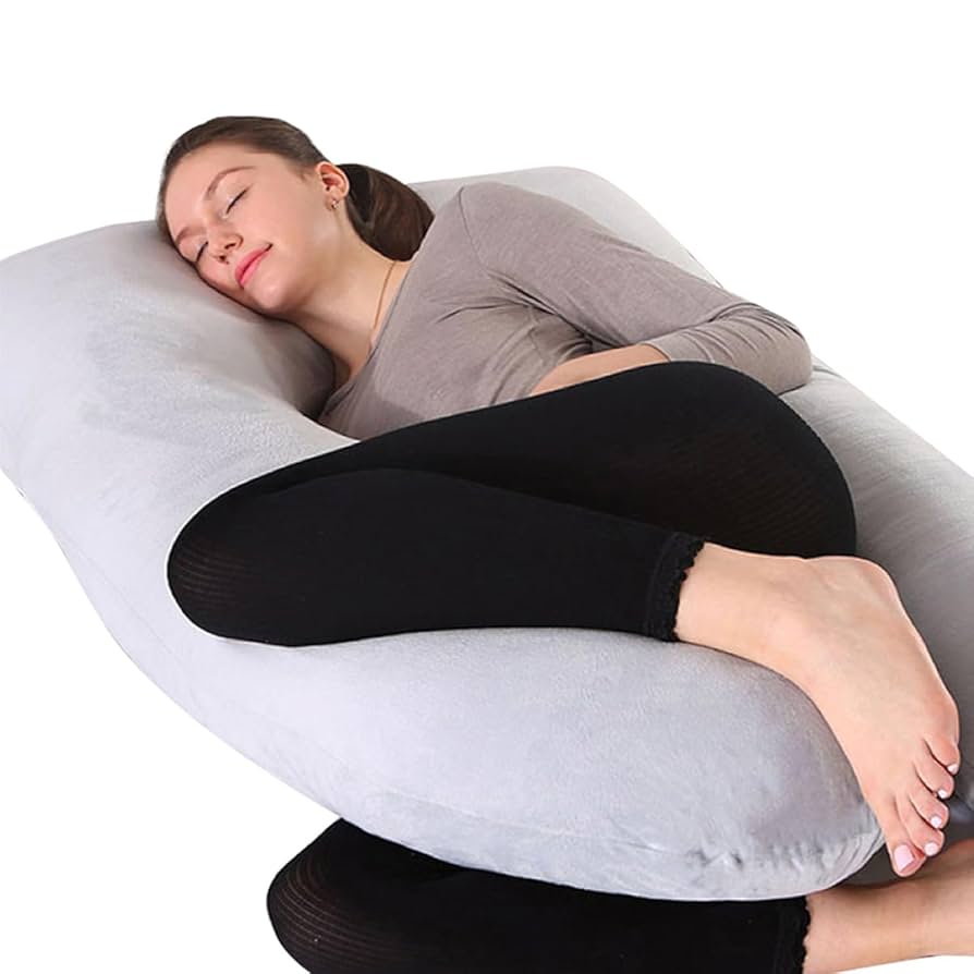 ファーミードッグ 抱き枕 形状記憶グレー 冷却カバー 妊娠枕 専用カバー単品】妊婦さんのことを考えた抱きまくら カバー | じ